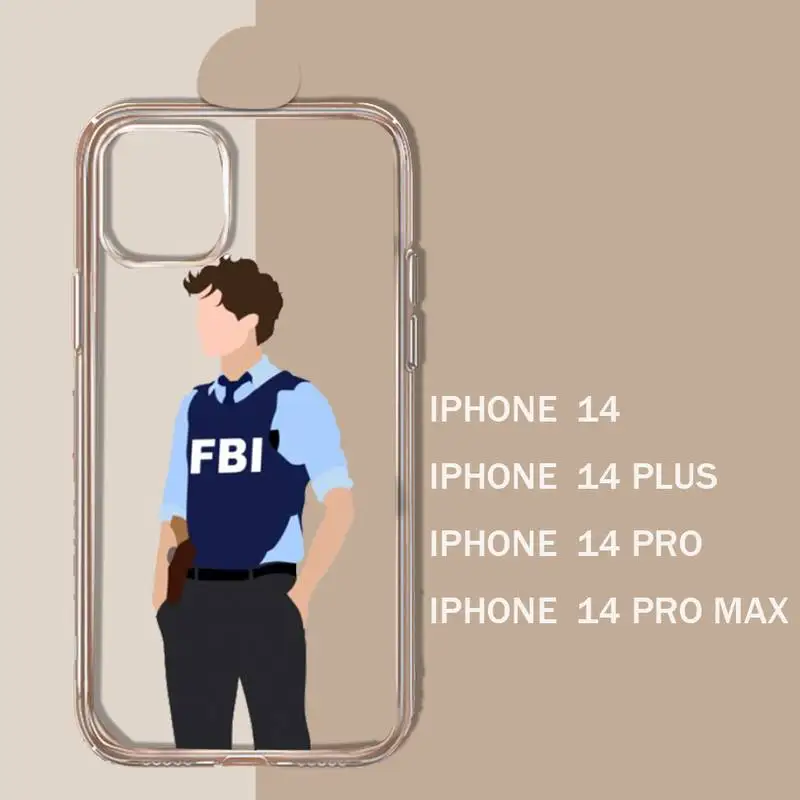 Criminal mind tv show Phone Case Transparent soft For iphone 11 13 12 14 15 pro max mini plus