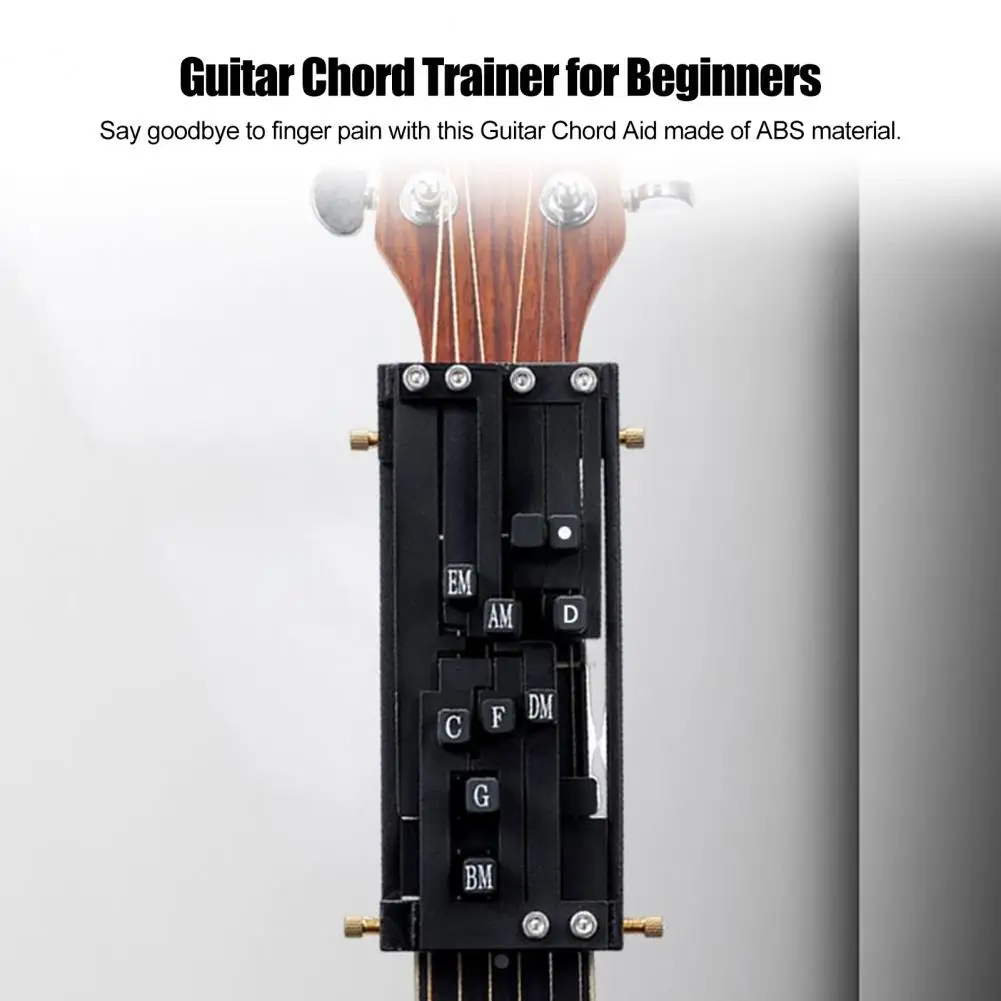 Pressa per accordi per chitarra Aiuto per chitarra Allenatore per accordi Strumento di apprendimento per principianti per chitarra Sistema di pratica per accordi per principianti