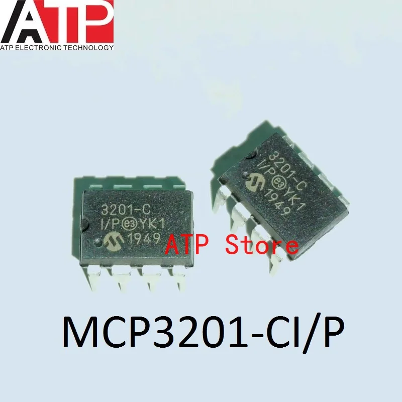 5 قطعة/الوحدة MCP3201-CI/P MCP3201 3201-C MCP3202-CI/P MCP3202 3202-C DIP-8 12Bit التناظرية إلى محول رقمي IC 8DIP جديد الأصلي