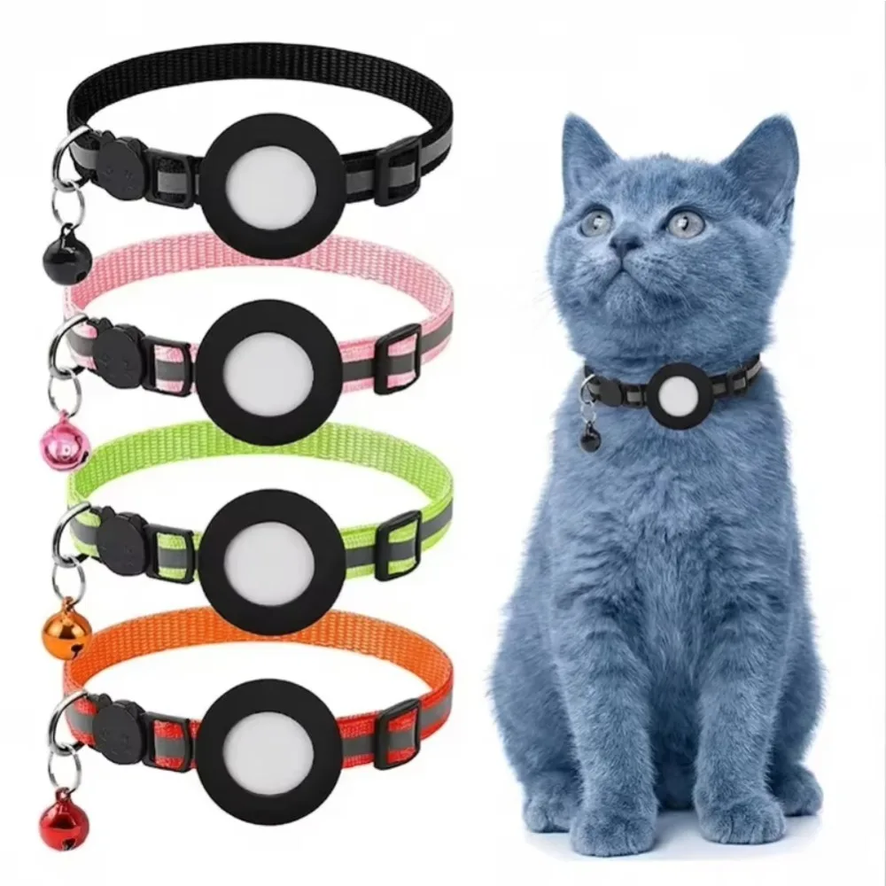 Collar para gatos y perros con AirTag – Hebilla reflectante ajustable - imagen 5