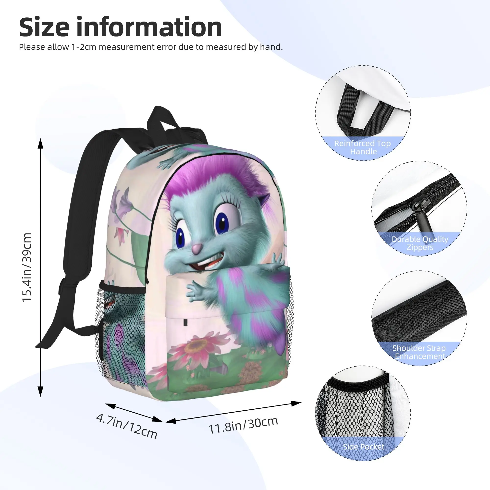Bibble Fairytopia  Backpack Hot Sale Daypack Large Capacity Boys Girls BookBag Shoulder Bags for Men Women School Bag