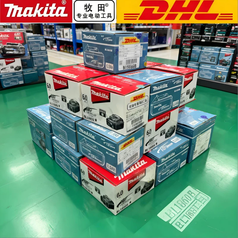 

Литий-ионное 100% оригинальное зарядное устройство Makita 6,0 Ач, 18 В и высококачественный электроинструмент DGA404 DTD173 TWO04G DTW700.