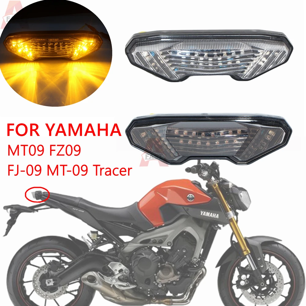 Motorcycle LED Taillight for YAMAHA MT09 FZ-09 FZ09 FJ-09 MT09 Tracer 900/GT Brake Signals Integrated Rear Tail Light Blinker