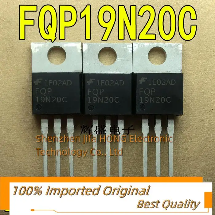 10PCS/Lot  FQP19N20 200V 19A  TO-220  Imported Original  Best Quality