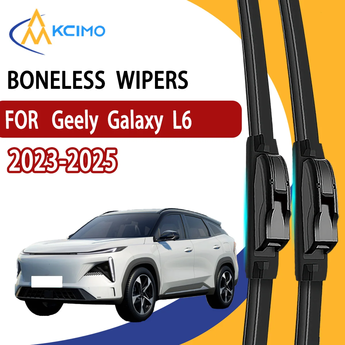 

2Pcs Front Windshield Wiper Blades For Geely Galaxy L6 2023-2025 Windscreen Window Car Accessories