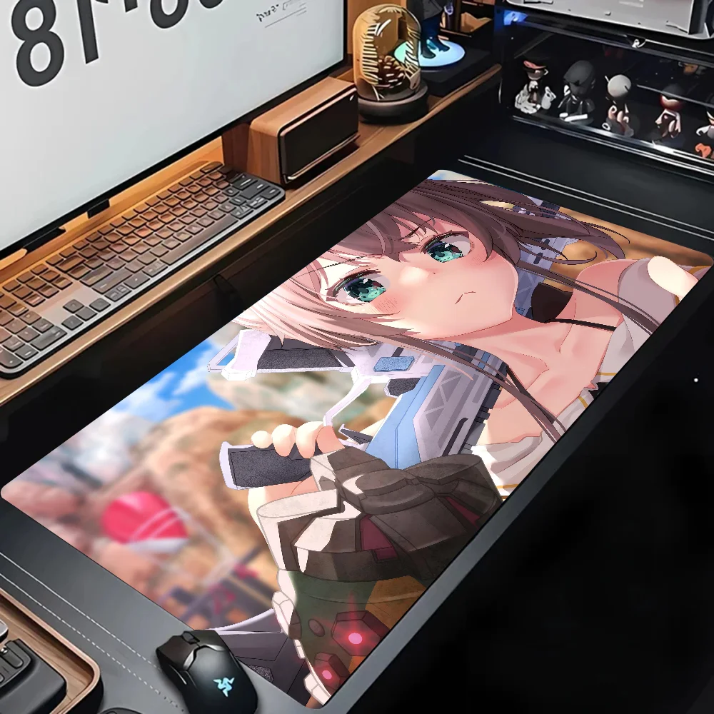 Anime Girl Hololive Natsuiro Matsuri Mousepad Desk Pad Gaming Accessories Prime Gaming XXL Keyboard Pad Stitched Pad Desk Pad