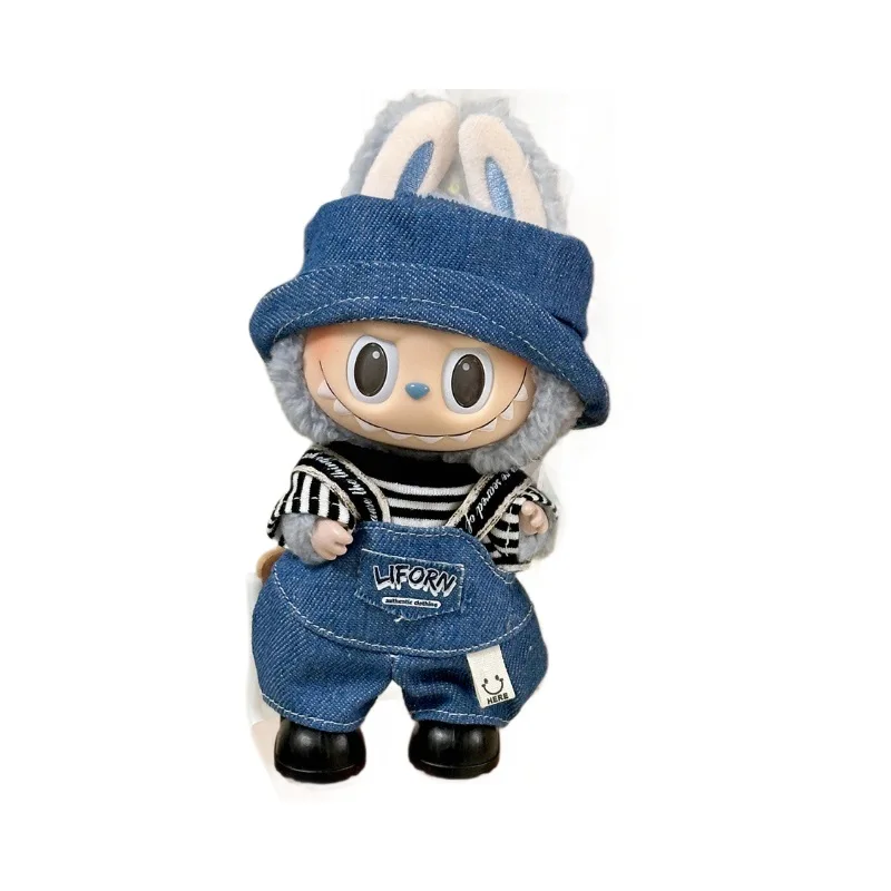 2025 New Labubu 17cm Doll Clothes Outfit Accessories for Korea Kpop Exo Labubu V1 V2 Idol Cool Handsome Clothing Gift image 6