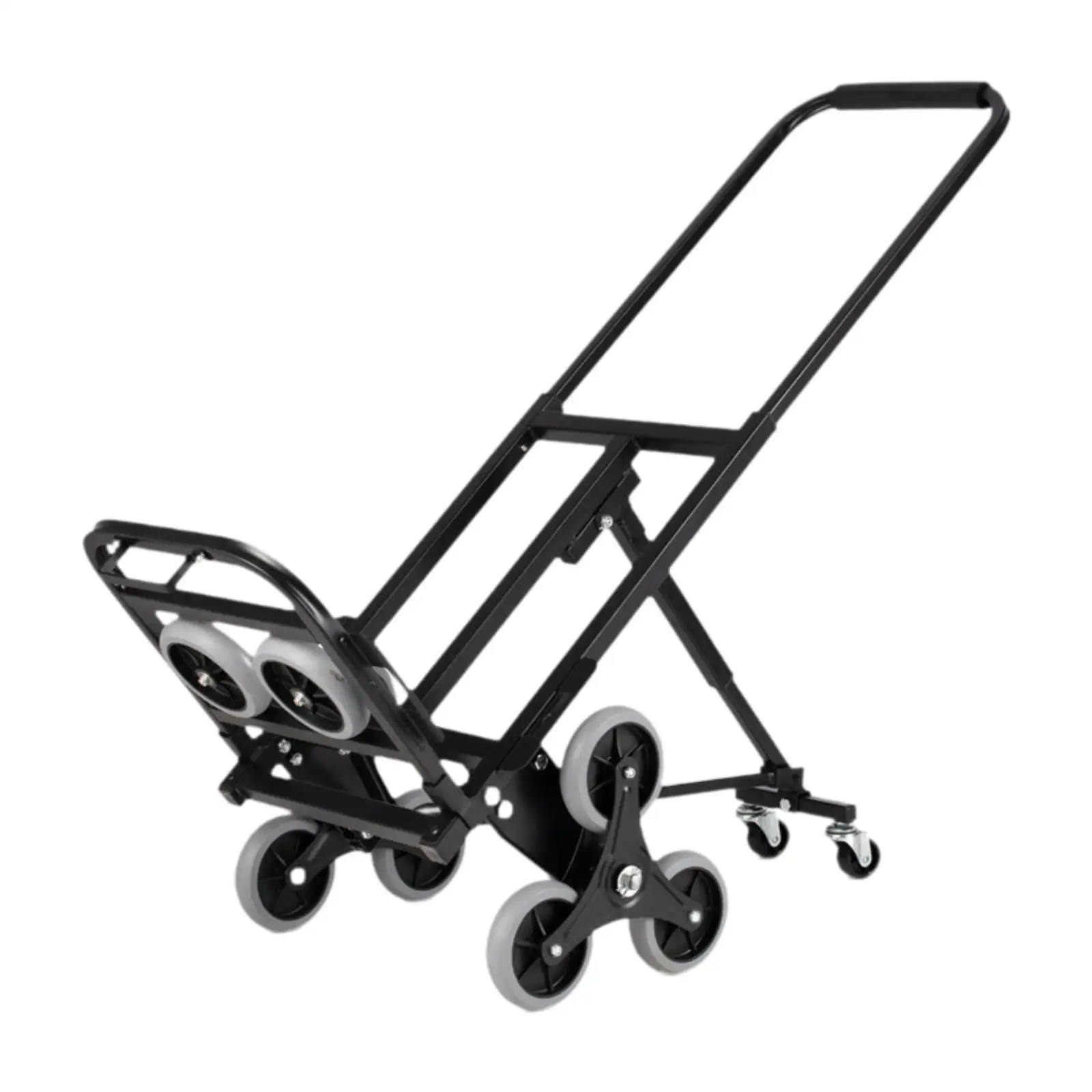 

Stair Climbing Cart Trolley Cart Portable Heavy Duty Carbon Steel Folding Dolly Hand Truck for Shopping Warehouse Moving
