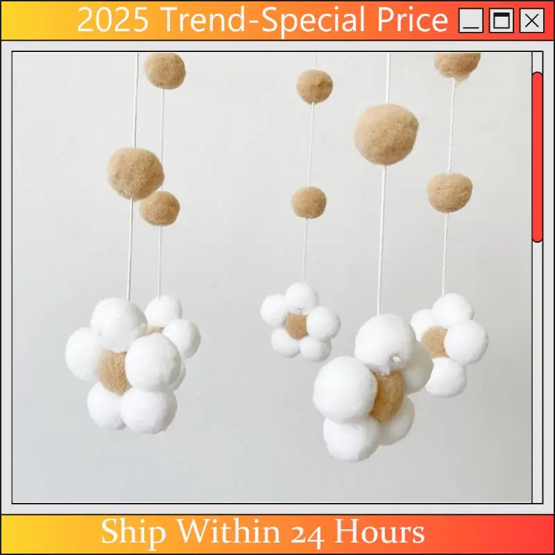 Baby Clothing For Bed - AA64 Bola Bulu Nordic Bunga Lonceng
