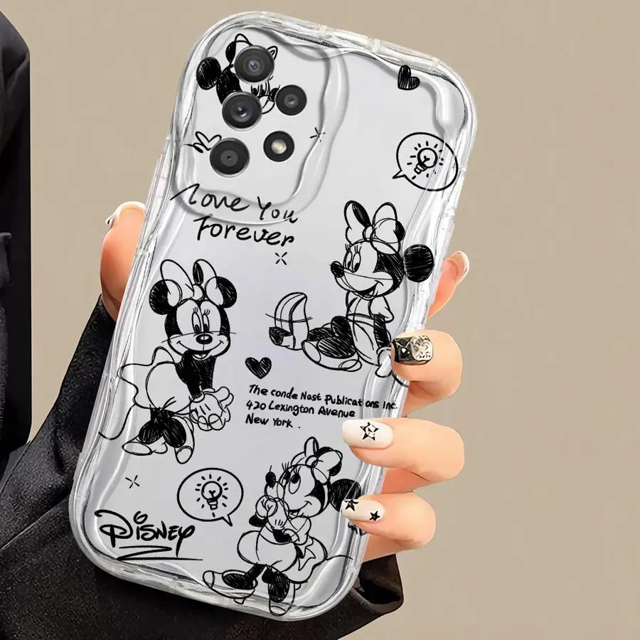 Disney Mickey Mouse Minnie Mouse Case for Samsung Galaxy A35 A52 A54 A36 A24 A55 A25 A32 A56 A23 A53 Soft Phone Cover