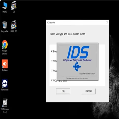 IDS-V132 Multi-Language IDS 132 For Ford VCMII OBD2 Scanner Diagnostic Tools with Autroniq A100, A200 and For Ford VCM III