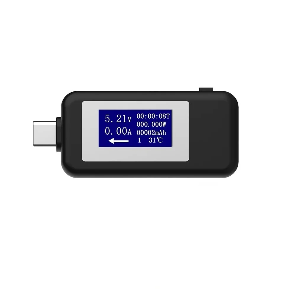 High USB C USB Tester Digital Display Voltmeter Ammeter for Charging Status Monitoring Compatible with Various Devices