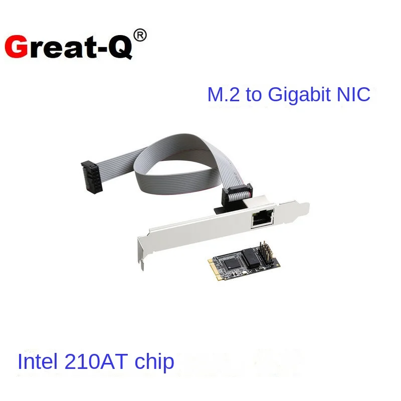 I210at Chip M.2 Naar Gigabit Ethernet Kaart Bedrade Desktop Computer High-Speed Stabiele B-Key/M-Key