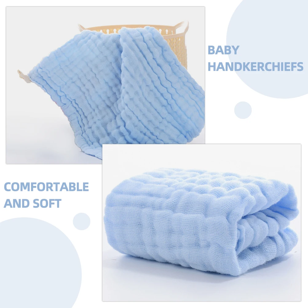 

4pcs Towels Soft Baby Muslin Washcloths Burp Cloths Newborn H Baby Drool Towel Towels Reusable Drool Cloth