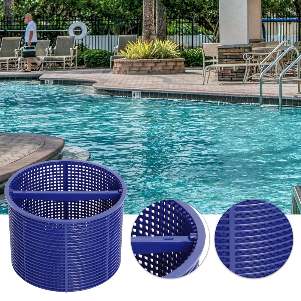 

Swimming Filter Basket Plastic Reusable Anti Clogging Skimmer Basket For Pool Pump Leaf Debris Trap Pool Supply Garbage