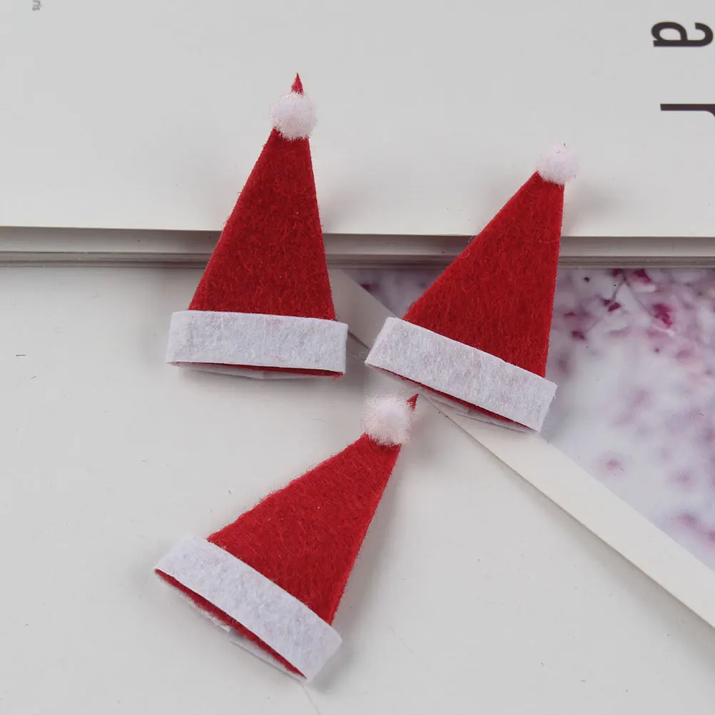 

25 pcs Christmas Santa Accessories Cloth Patch Diy Decor For Kids Clothing Shoes Bags Hats Crafts Festival Party Red Green