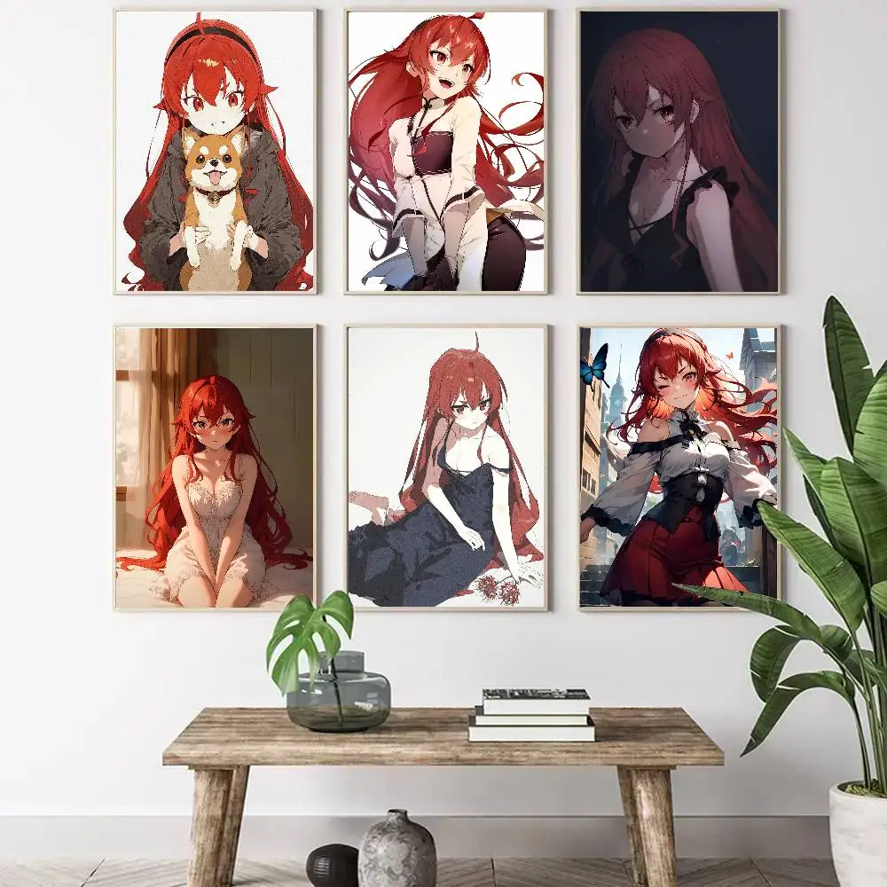 Eris Greyrat Anime Jobless Reincarnation Art Sticky Wall Waterproof Home Living Room Bedroom Bar Aesthetic Decoration
