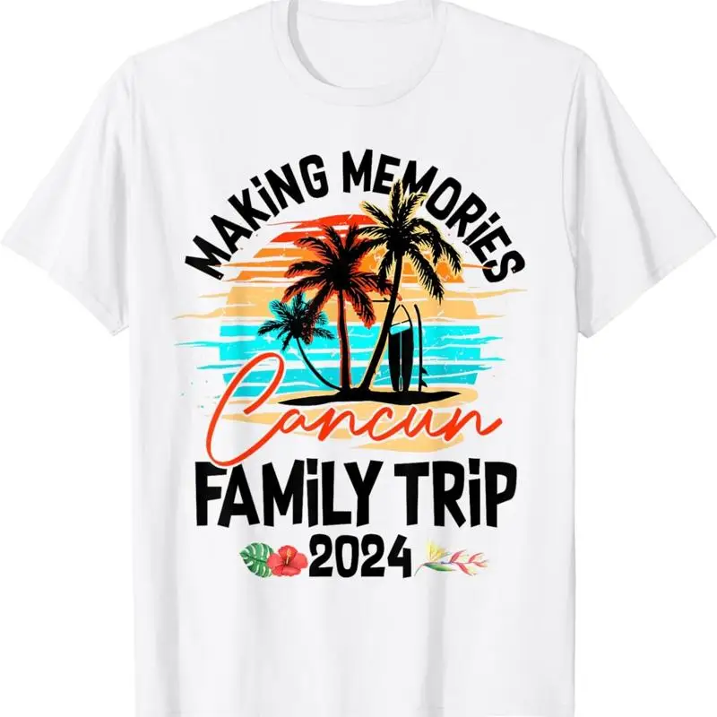 

Футболка Making Memories Cancun Mexico Family Trip Vacation 2024, футболка