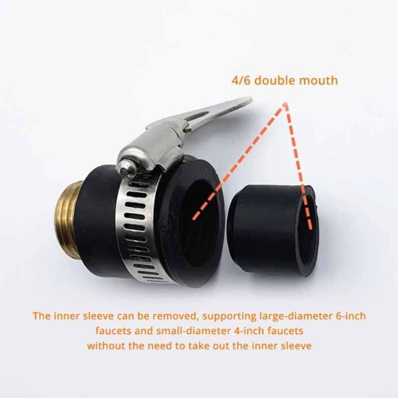 

Leakroof Tap Adapter 1/4 1/6Inch Thread for Car Washing Plant Irrigation 4pcs