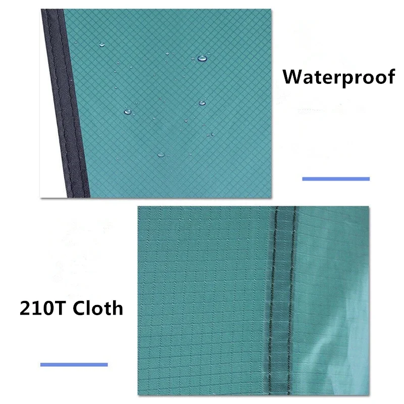 Waterproof Hammock Tarp Rain Fly with Mosquito Net High Strength Parachute Fabric Hanging Bed Hunting Sleeping Swing