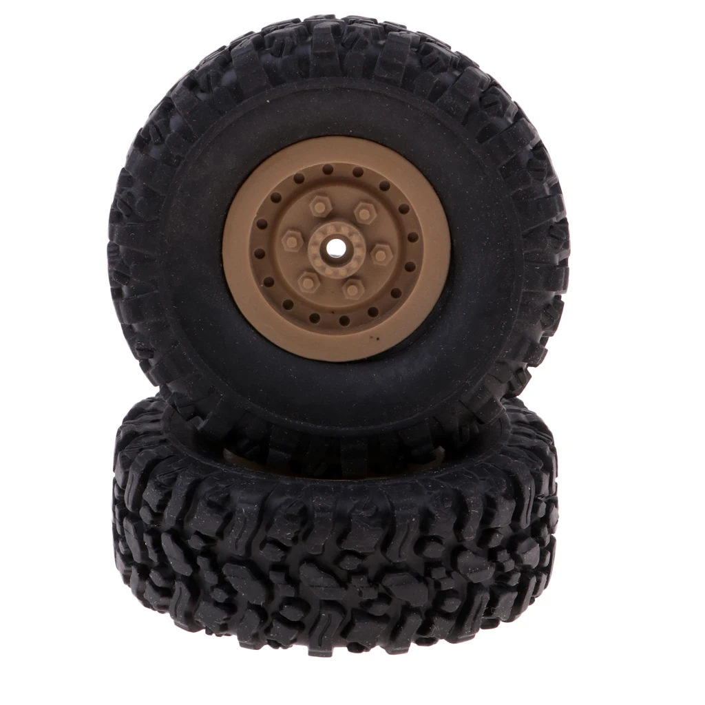 Neumático de goma para llanta de coche RC a escala 1/16, neumático ancho para coche de escalada, accesorio de rueda WPL para modelos WPL B14 B16 B24 C14 C24 B36