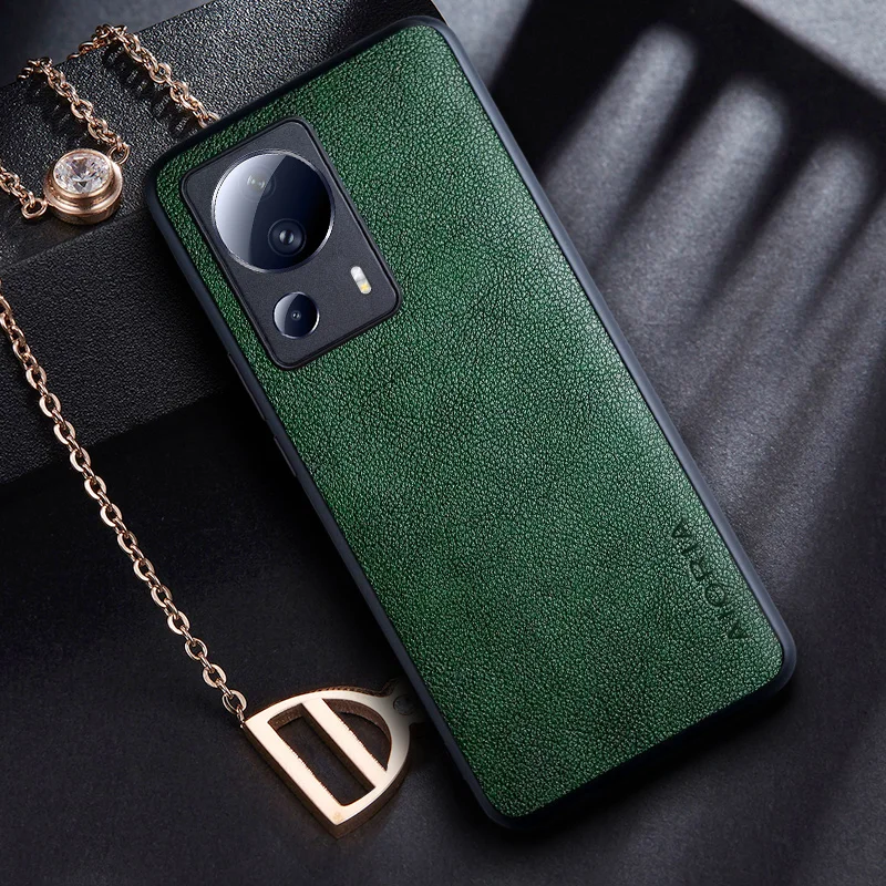 Case for Xiaomi 13 Lite Civi 2 funda Vintage luxury solid color PU leather phone cover funda for Xiaomi mi 13 lite case capa