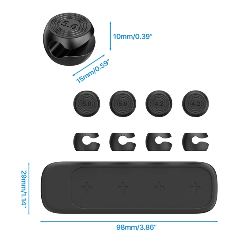 جهاز لف الكابل المغناطيسي، منظم سلك الطاقة الثابت ذاتي اللصق، أجهزة ذكية، مشبك حامل سلك الشحن