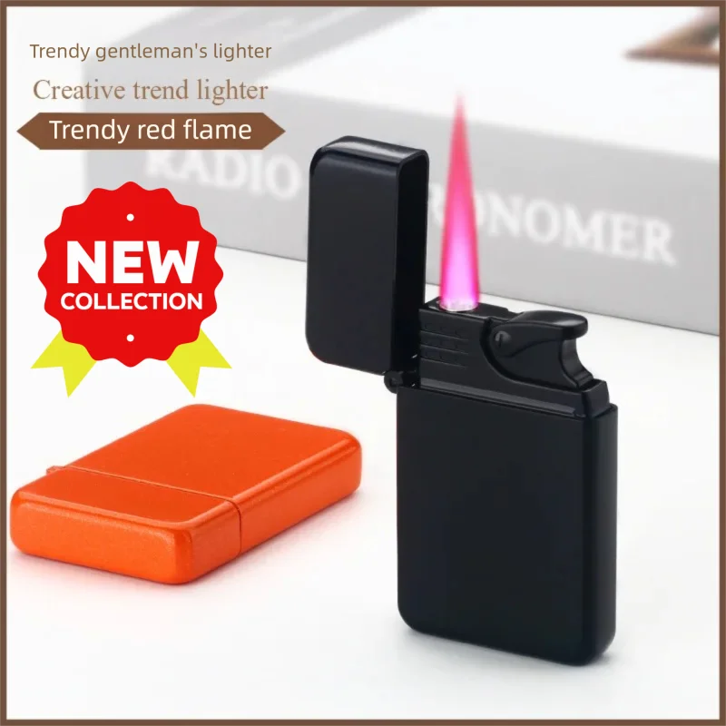OBHJ-863， Creativity, individuality, modern simplicity, metal, red flame, inflatable, butane, inflatable, gift, gifting, lighter