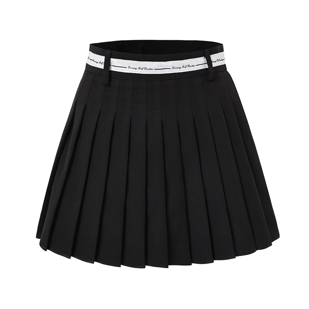 Women Thin Breathable High Waist Double Layer Pleated Short Skirt Sports Tennis Gym Fitness Soft Workout Badminton Golf Wear