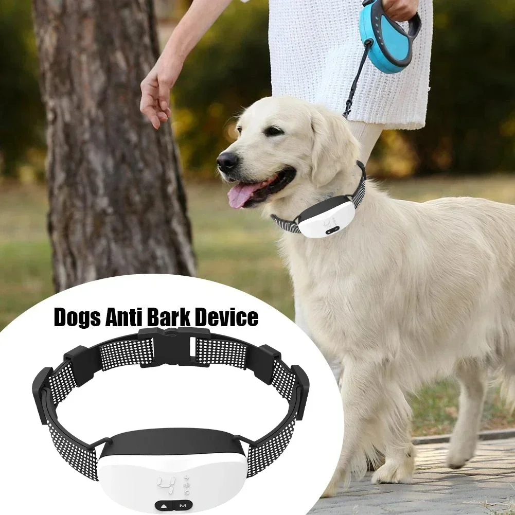 

New Rechargeable Smart Barking Collar, Anti Barking Training Collar, Electric Vibration Device, Dog Anti-Bark Training Supplies
