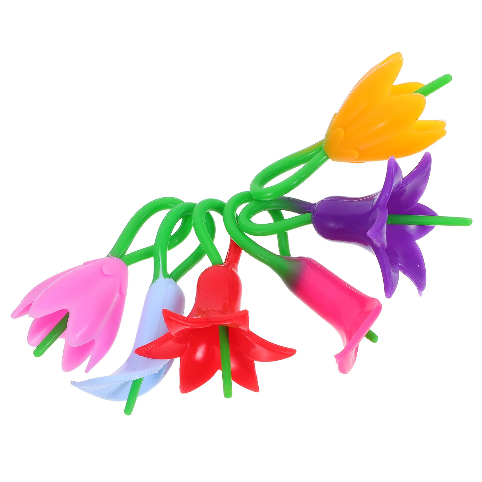 

6 шт. классические элегантные стеклянные подвески с цветком яркие цвета изысканные детали сувениры для вечеринок стеклянные подвески бирки для напитков