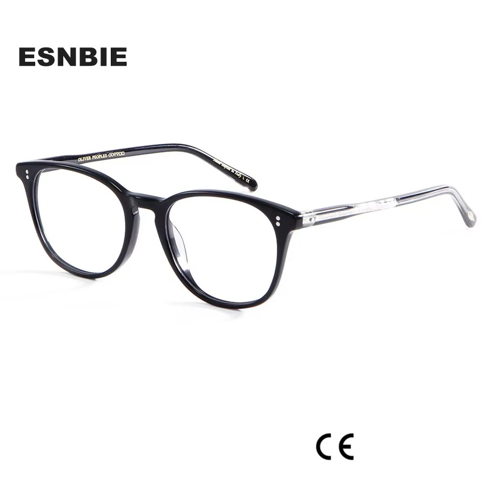 

5397 Brand Designer Retro Acetate Optical Glassses Frame Men Women Classic Round Eyeglasses Frames Prescription Myopia Eyewear