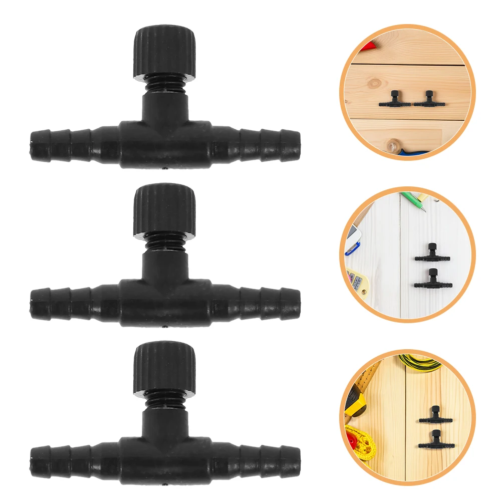 

10Pcs Aquarium Air Valve T Shape Adjustable Flow Control Valves Plastic Regulators for 5mm Air Hose Fish Tank Oxygen Pump