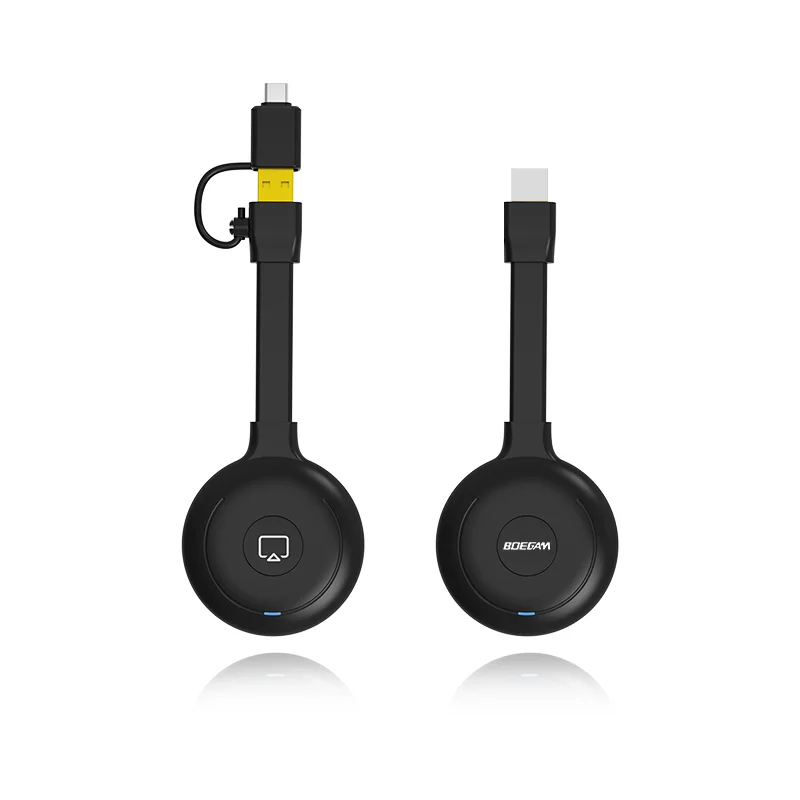 

1080P Wireless Screen Mirroring Kit with USB C Transmitter for TV Projector Office Training and Meetings