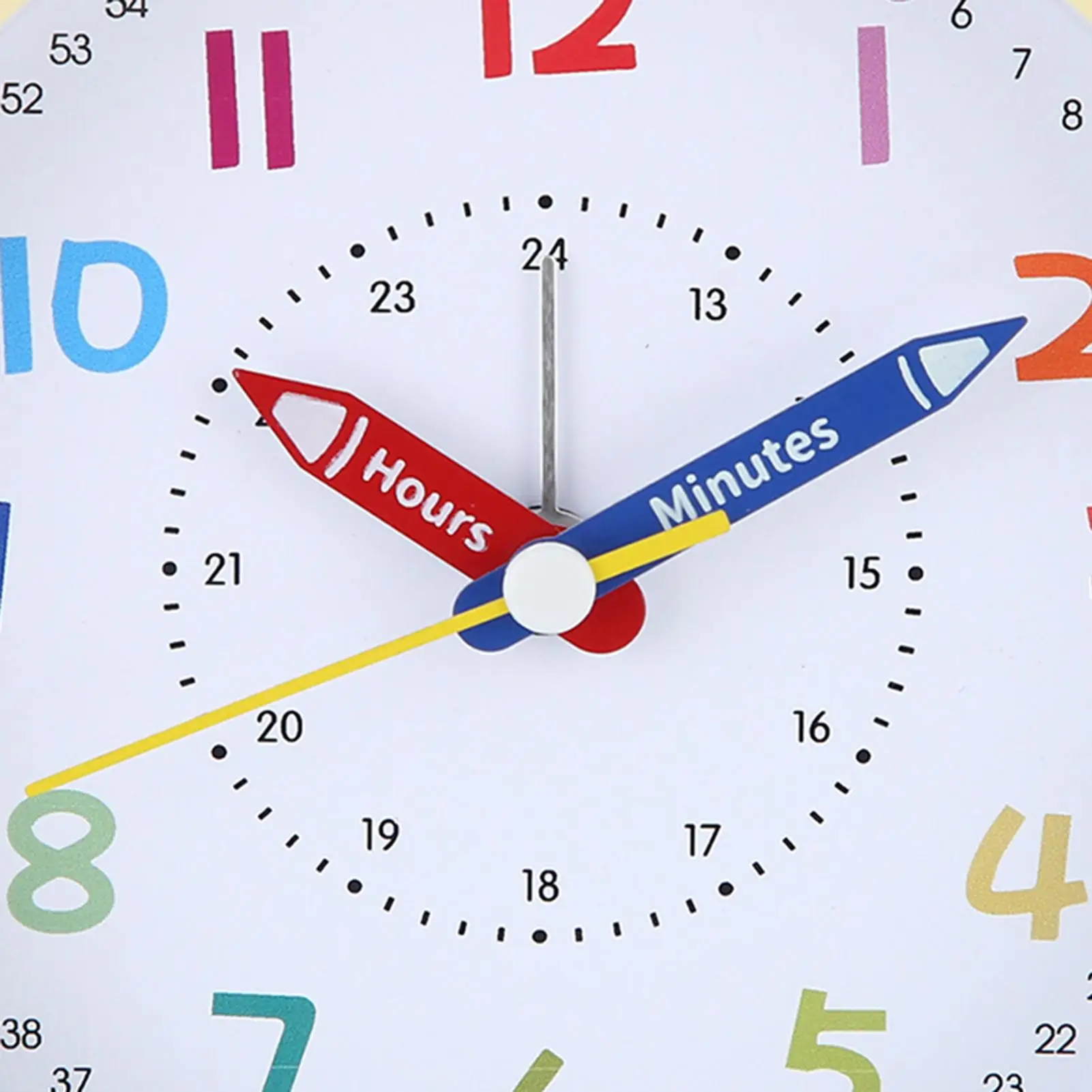 Kids Learning Clock Educational Quiet Timer Activity With Night Light Practice Clock For Learning Time For Bedrooms Home Class