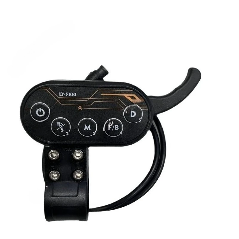LIVIAE 52V 60V 72V Electric Scooter Parts Voltage Lock Finger Throttle Accelerator Assistant Button Integrated for M5 G14 S5