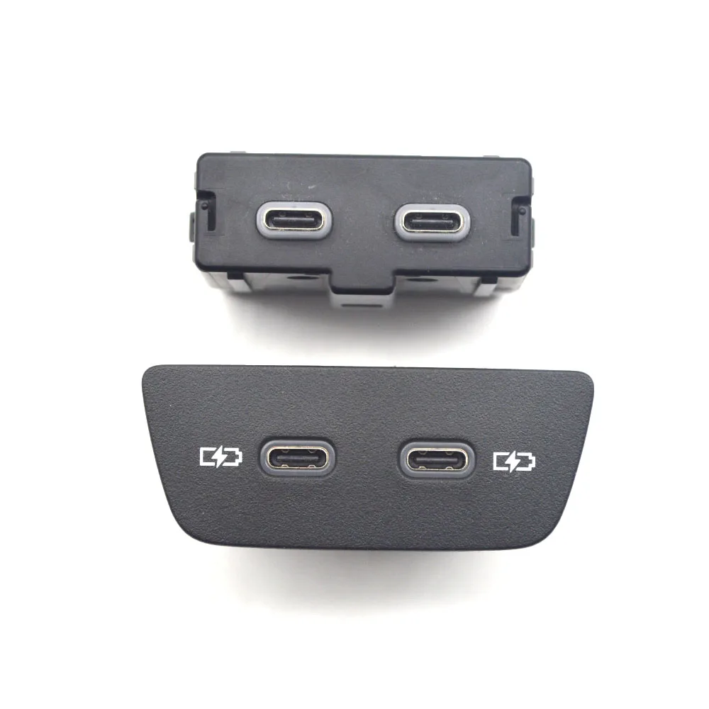 Double USB charging port MQB EVO For Golf mk8 ID3 T-Cross T ROC ID3 2G6035718 2G6 035 718 TYPE-C 3G5 035 718 A 3G5035718A