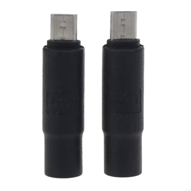 A9LF 4.0x1.7mm/3.5x1.35mm دك الطاقة الإناث إلى محول موصل توصيل الذكور Micro USB