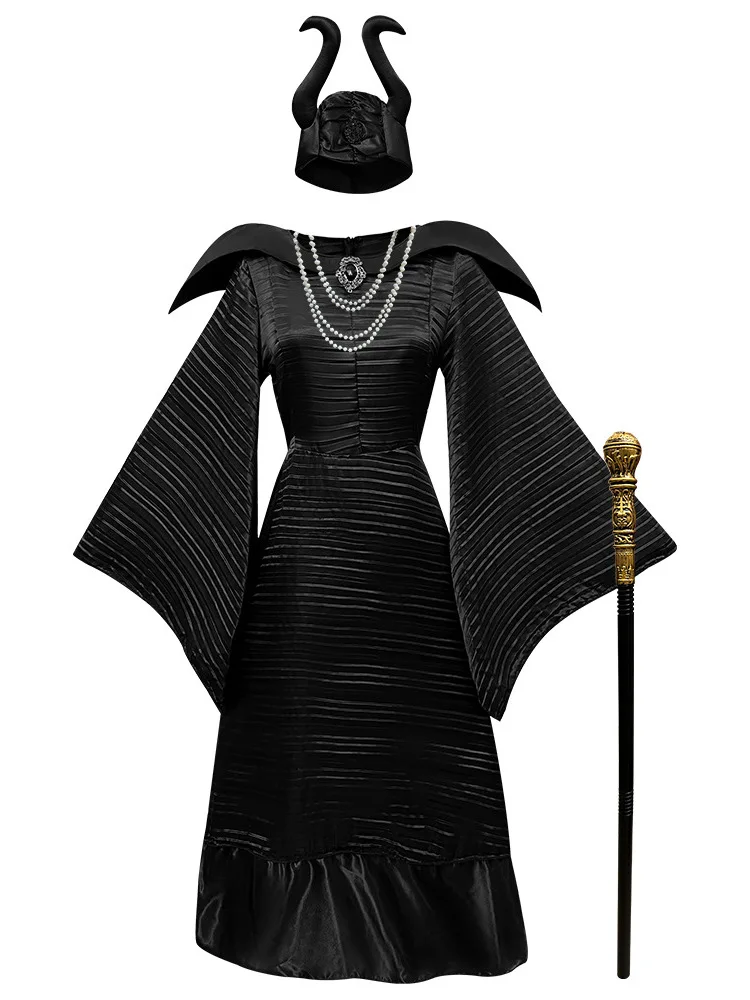 loween S Beau Costume da strega k Strega Role-plang Abbigliamento per spettacoli teatrali Etnico tradizionale cinese da donna...