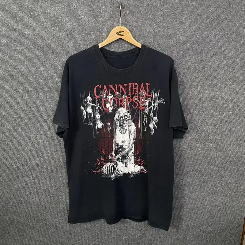 90S Cannibal Corpse Butchered At Birth Death Metal Band T Shirt