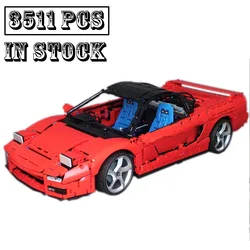 New Technology Model MOC-162884  NSX Supercar Racing Car Building Block Bricks Children's Education Kids for Toys Birthday Gifts