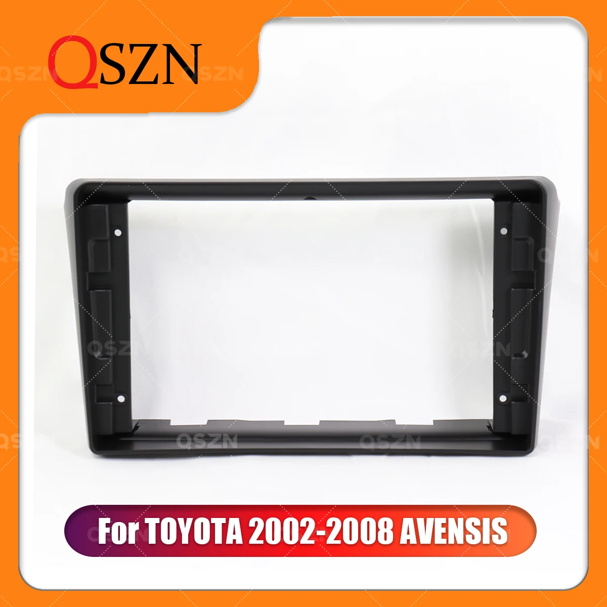 QSZN 9 Inch Car Radio Frame Fascia For TOYOTA 2002-2008 AVENSIS Bezel Panel Fitting Installation Frame Dashboard Mount Kit 2 Din