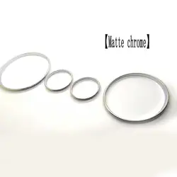 Carbon Fiber Gloss / Matte Chrome Styling Dashboard Gauge Ring Set For for BMW E39 M M5 5 Series E38 7 E53 X5