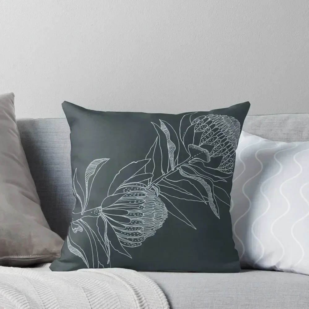

Waratah Throw Pillow Cushion Child Decorative Cushion Cushion Cover For Sofa Christmas Pillows pillow