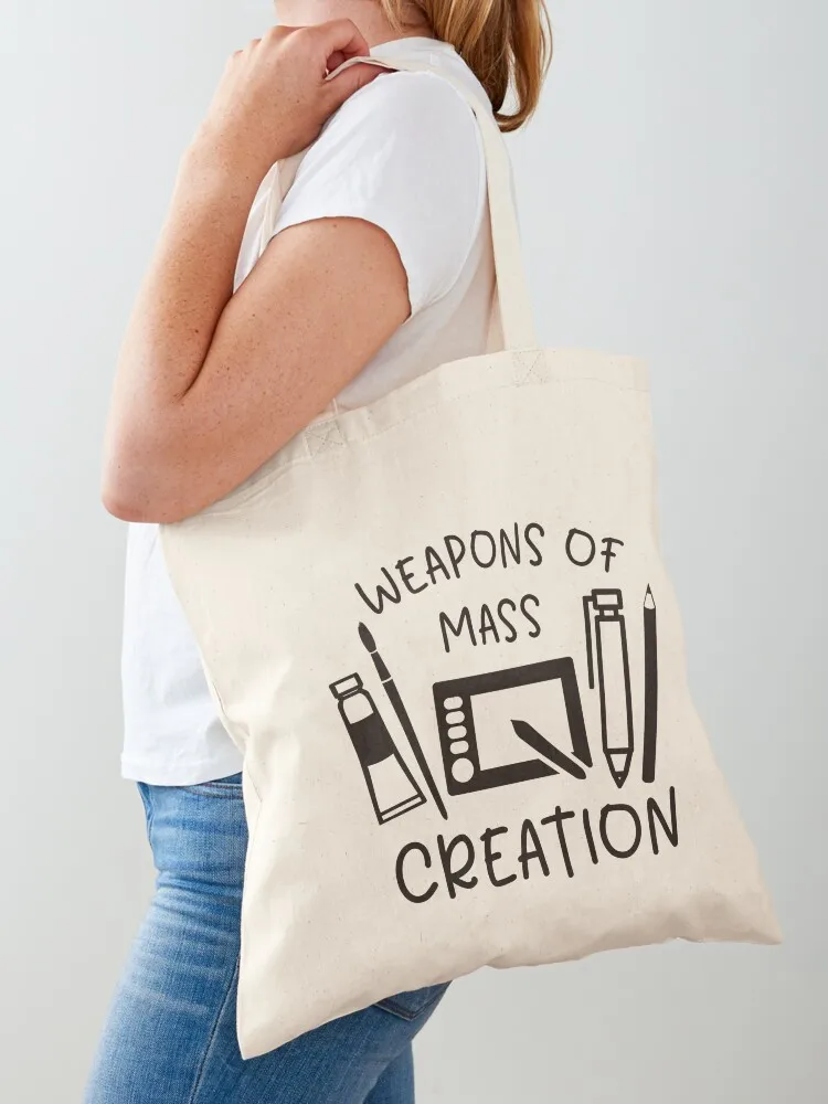 

Weapons Of Mass Creation Best Seller Tote Bag cute pouch bag tote bags cloth bags shoping bag tote men