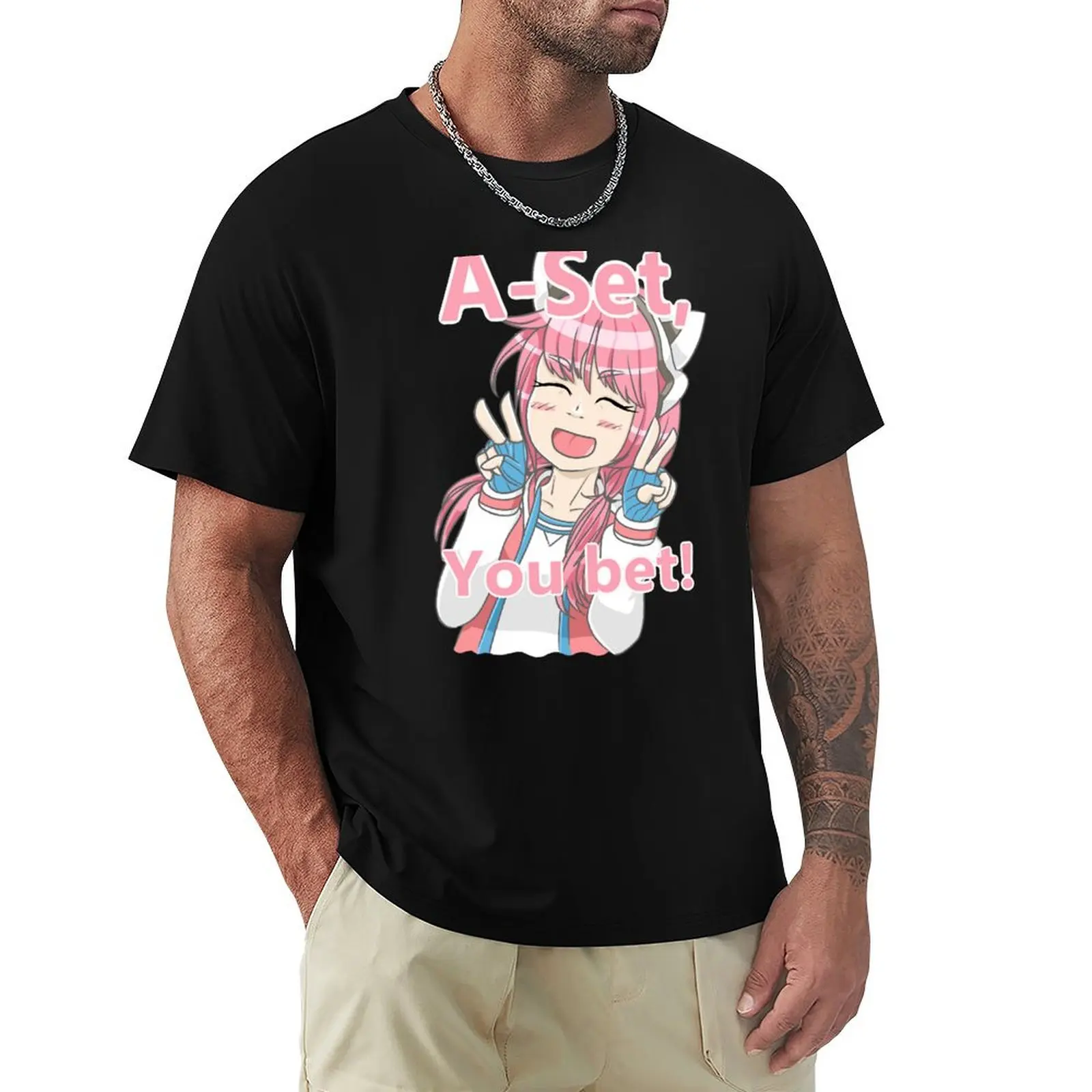aiba chib-ai the somnium files T-Shirt graphic t shirts for man T-Shirt