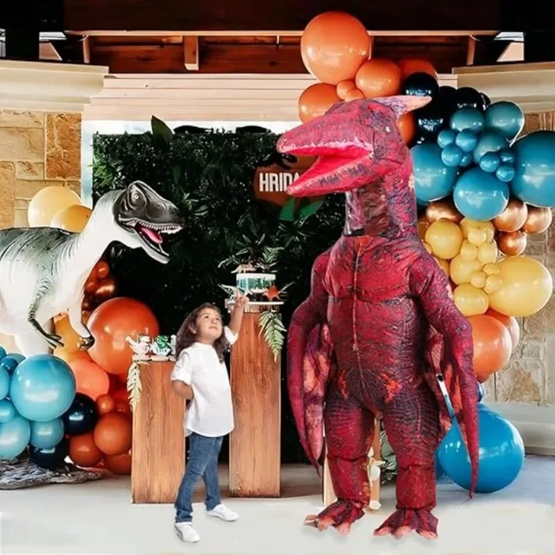 

Adult Pterosaur Inflatable Dinosaur Costume Carnival Cosplay Spinosaurus Swift Raptor Dragon Swift Halloween TyrannosaurusProps