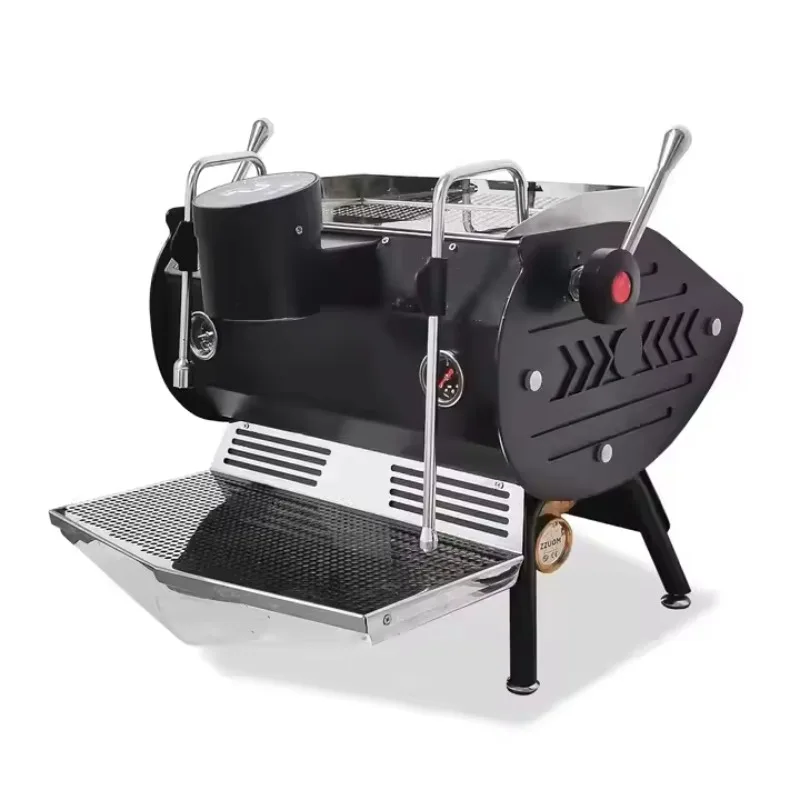 Commercial Single Head Semi Auto Espresso Machine Programmable Stainless for Coffee Shop Use Custom