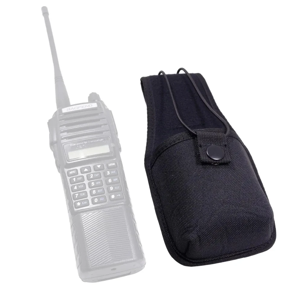 ABBREE MSC-F5 Nylon Pouch Bag Walkie Talkie Carry Case for BaoFeng UV-5R UV-32 DM-32 BF-888S TYT Quansheng Handheld Radio