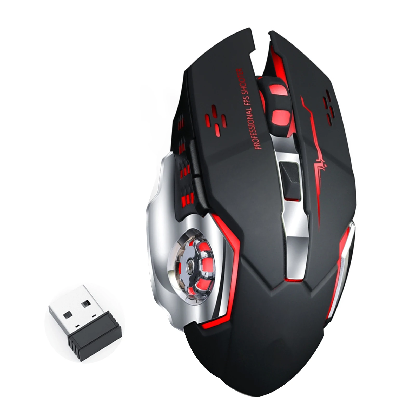 Mouse Ergonomic Silent 1200 1600 2400 DPI Wireless Mechanical Mouse for PC Gaming Working wireless mouse